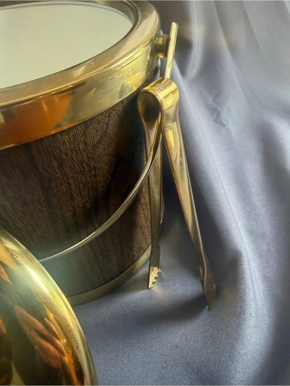 MCM Barware Ice Bucket vintage set